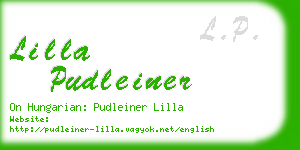 lilla pudleiner business card